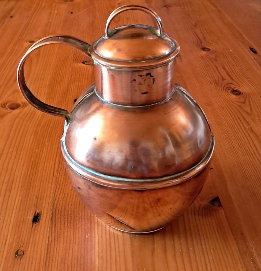 Vintage copper milk jug