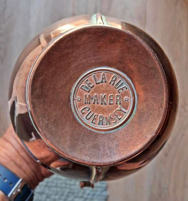 Vintage copper milk jug