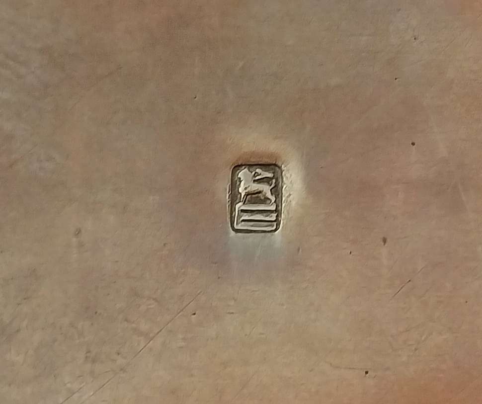 Antique brass and copper trinket box with stunning embossed designs