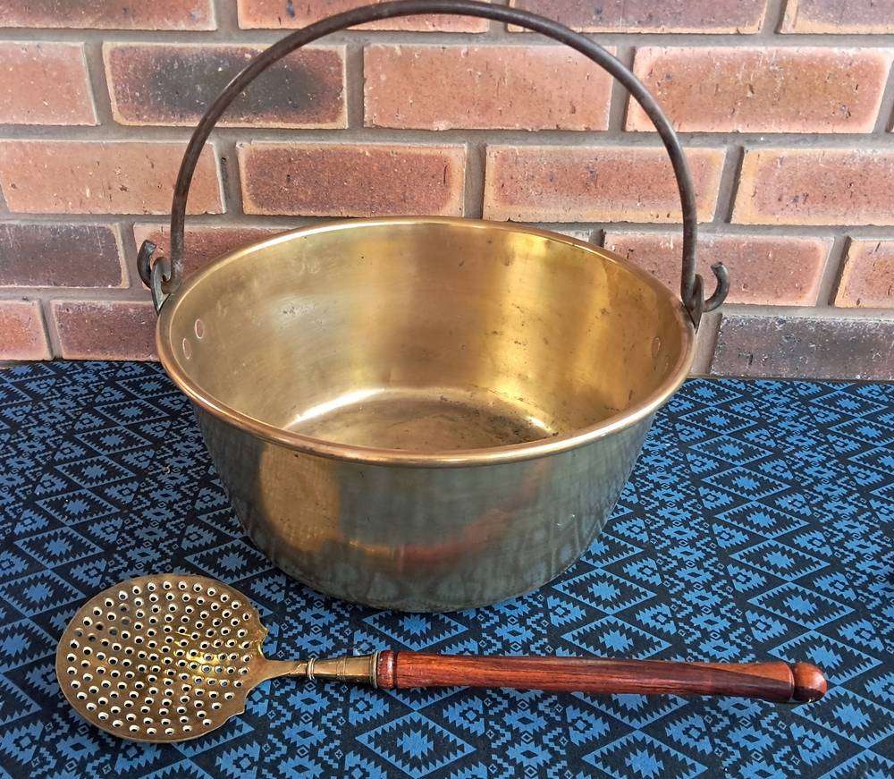 Vintage Brass jam pot