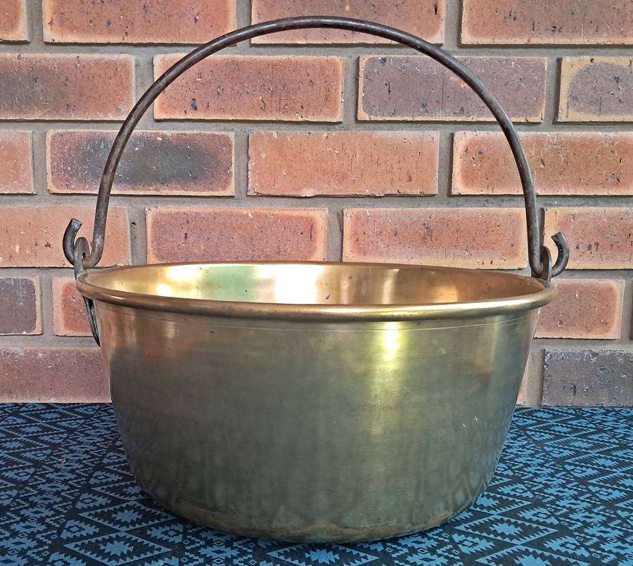 Vintage Brass jam pot