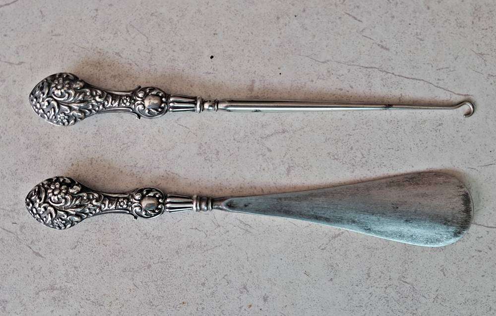 Sterling silver shoe tools