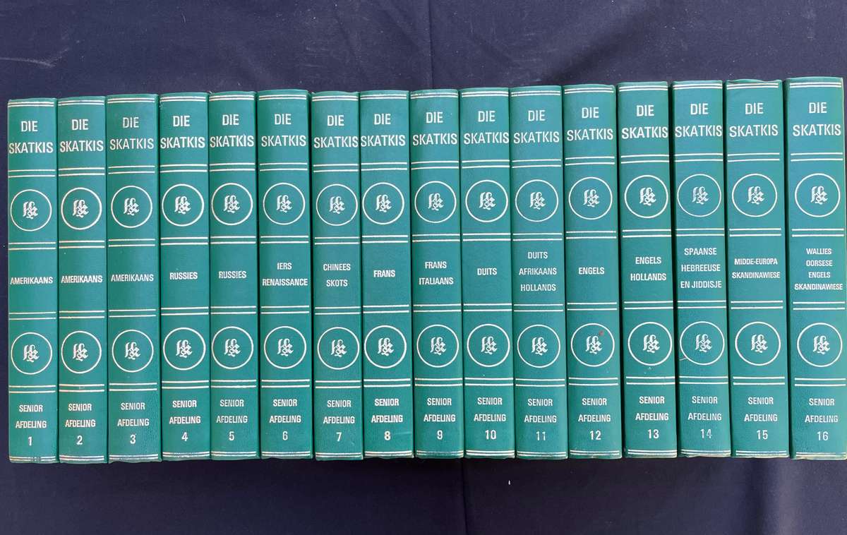 Stel van 16 SKATKIS boeke