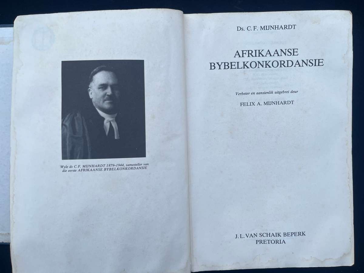 Afrikaanse Bybel Konkordasie. Mijnhardt