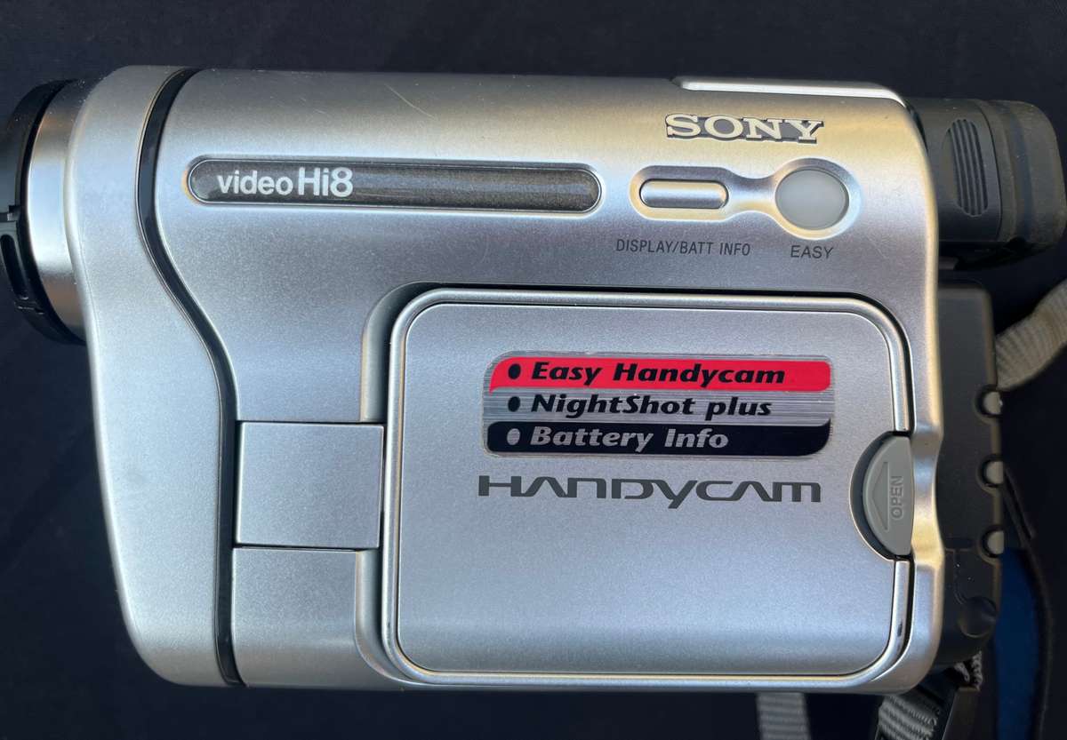 SONY video Hi8 Camcorder. Not tested, no charger, in good condition.