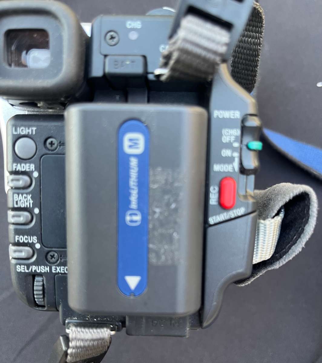 SONY video Hi8 Camcorder. Not tested, no charger, in good condition.