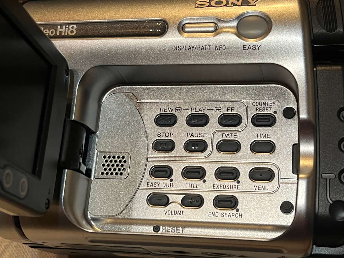 SONY video Hi8 Camcorder. Not tested, no charger, in good condition.