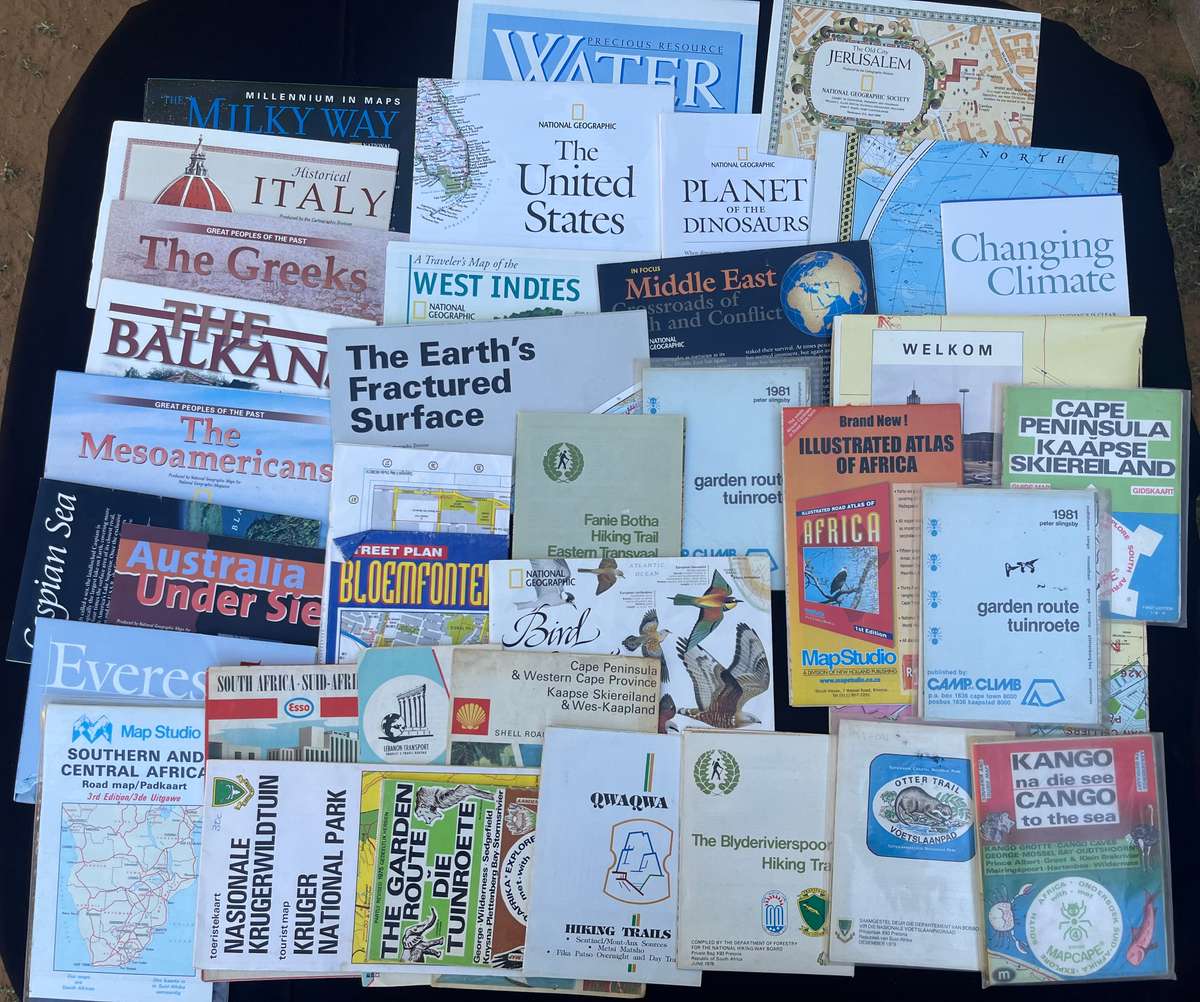 MAPS. SA and the world. Old and new.