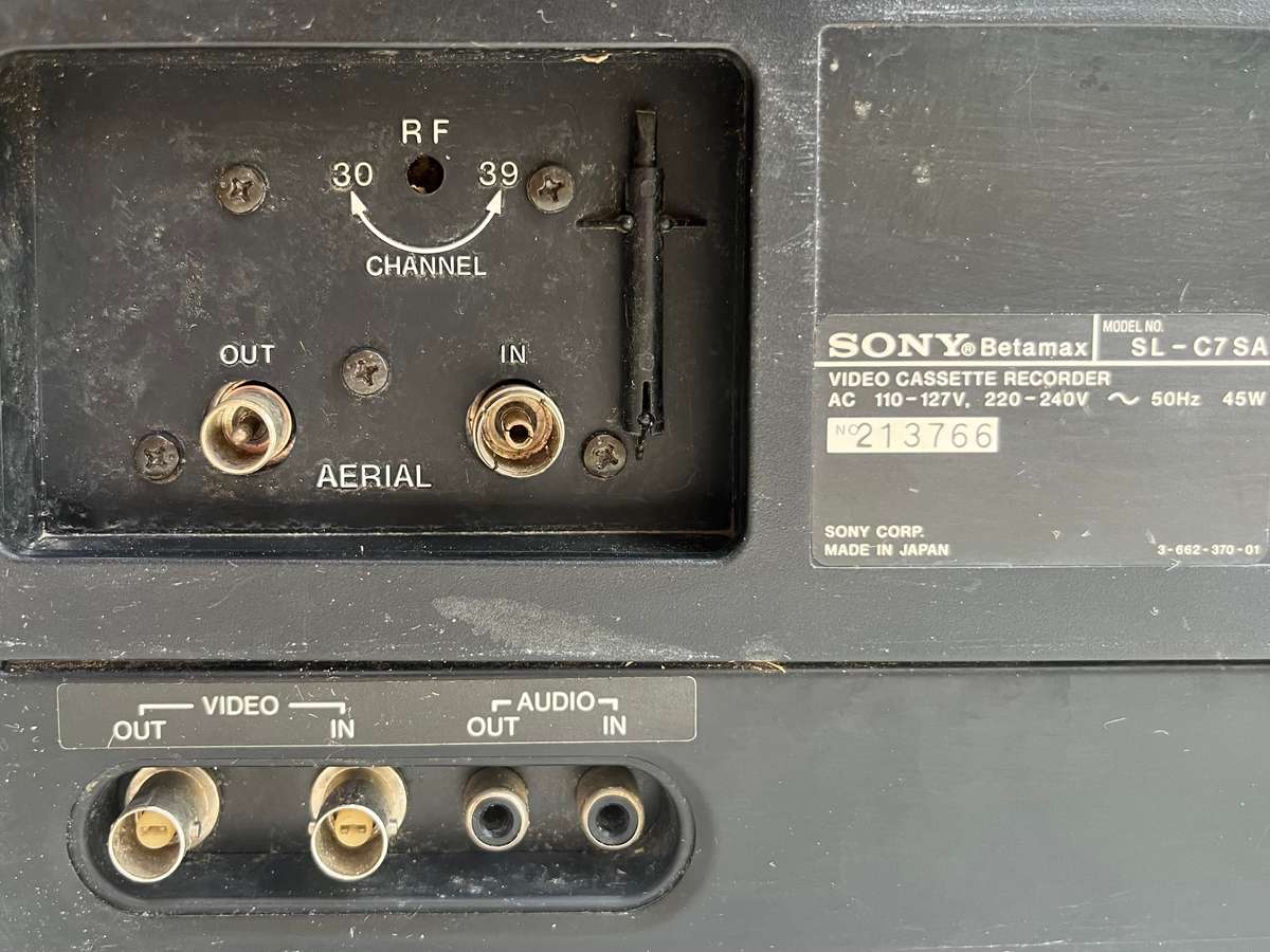 SONY BETAMAX Video Cassette Recorder