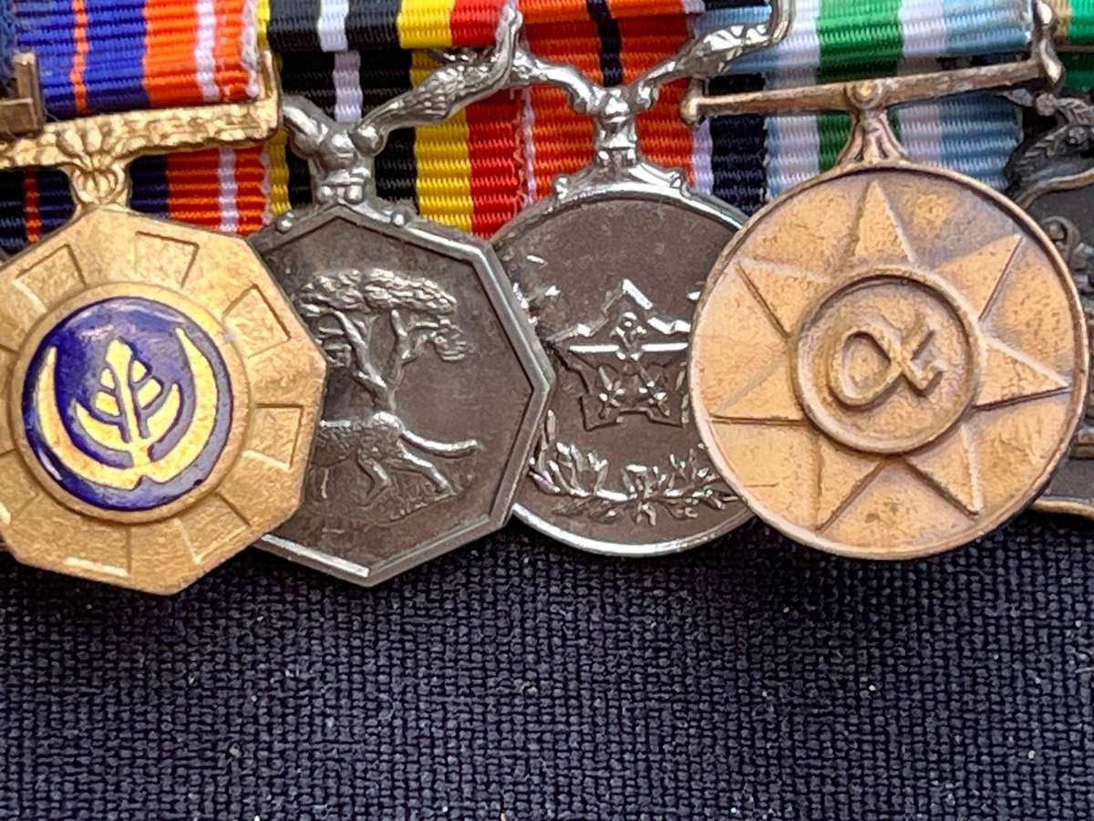 SADF Small Medals and belt