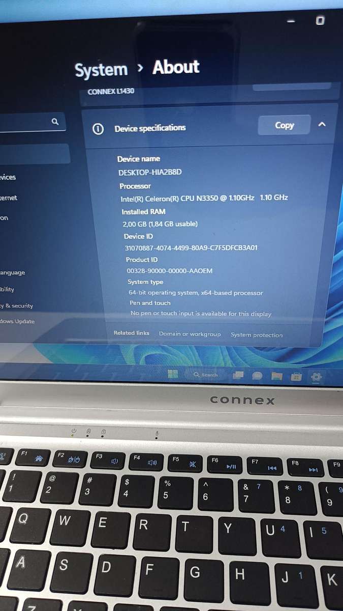 Connex Celeron Laptop