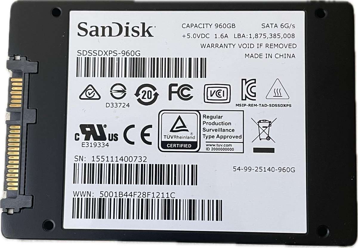 SanDisk Extreme PRO 960GB SATA 6.0GB/s 2.5-Inch 7mm Height Solid State Drive (SSD) (SDSSDXPS-960G).