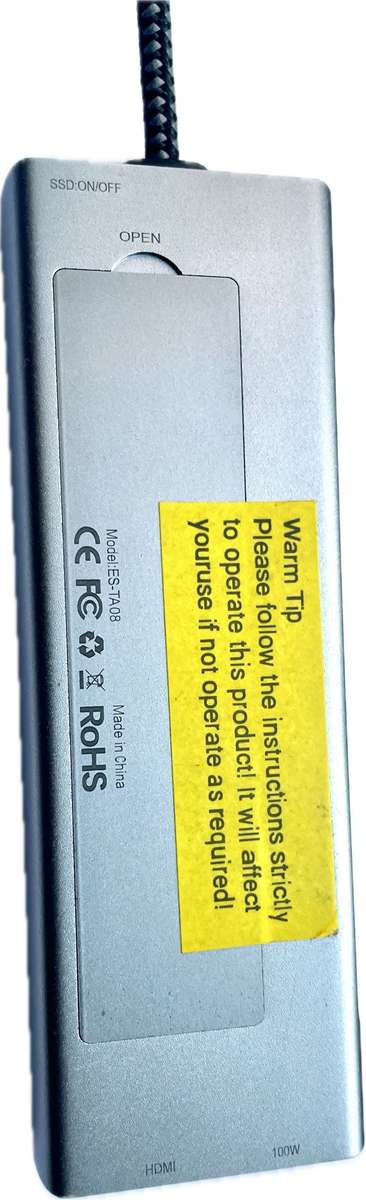 Essager 8-in-1 USB Hub With Disk Storage Function