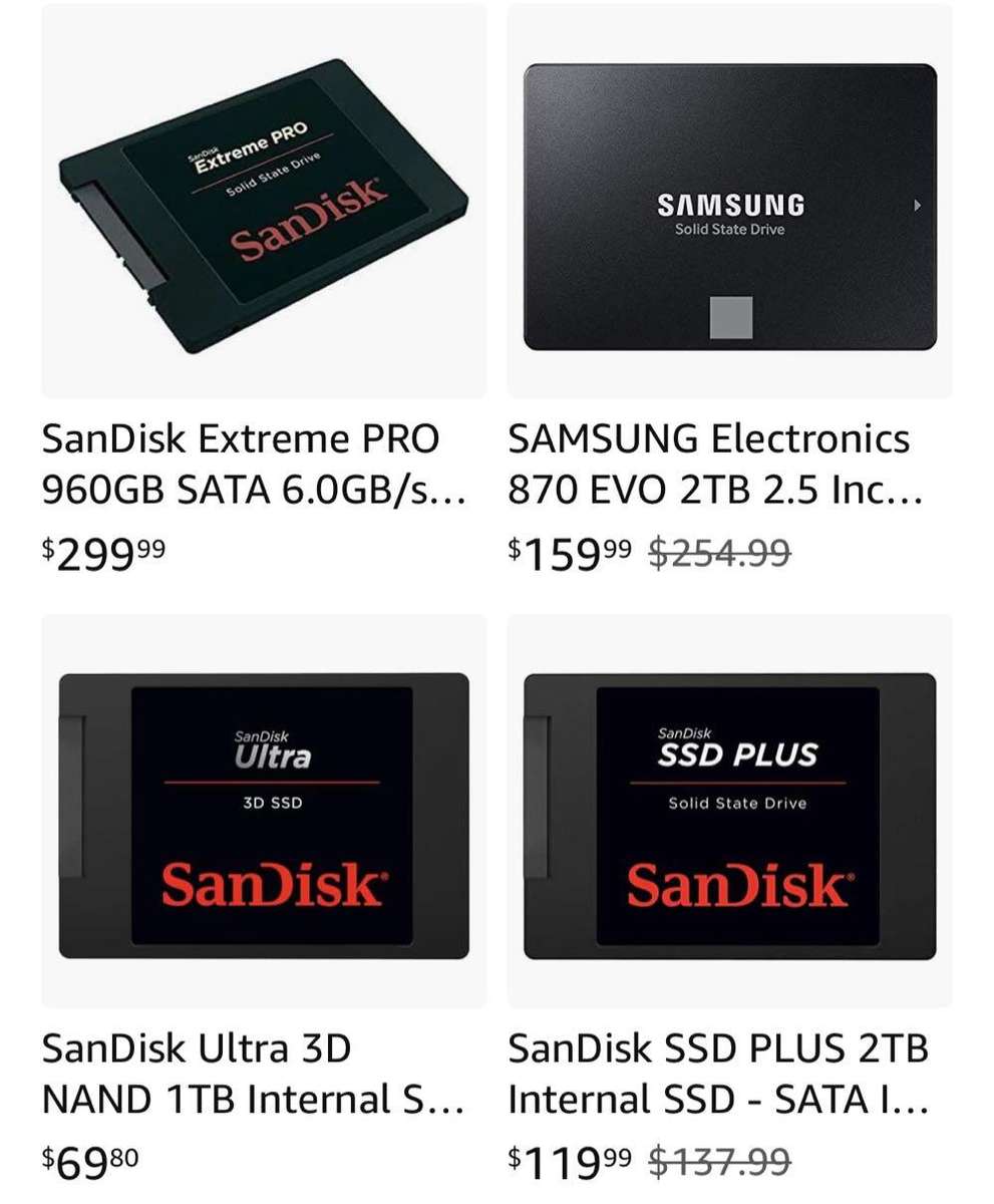 SanDisk Extreme PRO 960GB SATA 6.0GB/s 2.5-Inch 7mm Height Solid State Drive (SSD) (SDSSDXPS-960G).