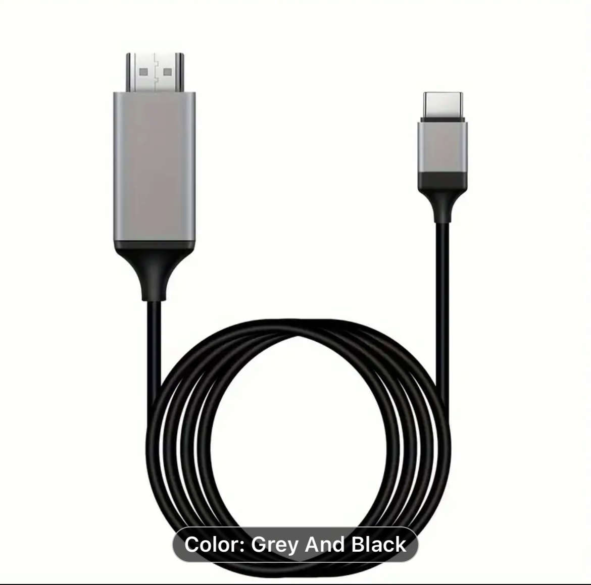 4K HD USB-C to HDTV Adapter, Type-C.1 to HDTV Cable