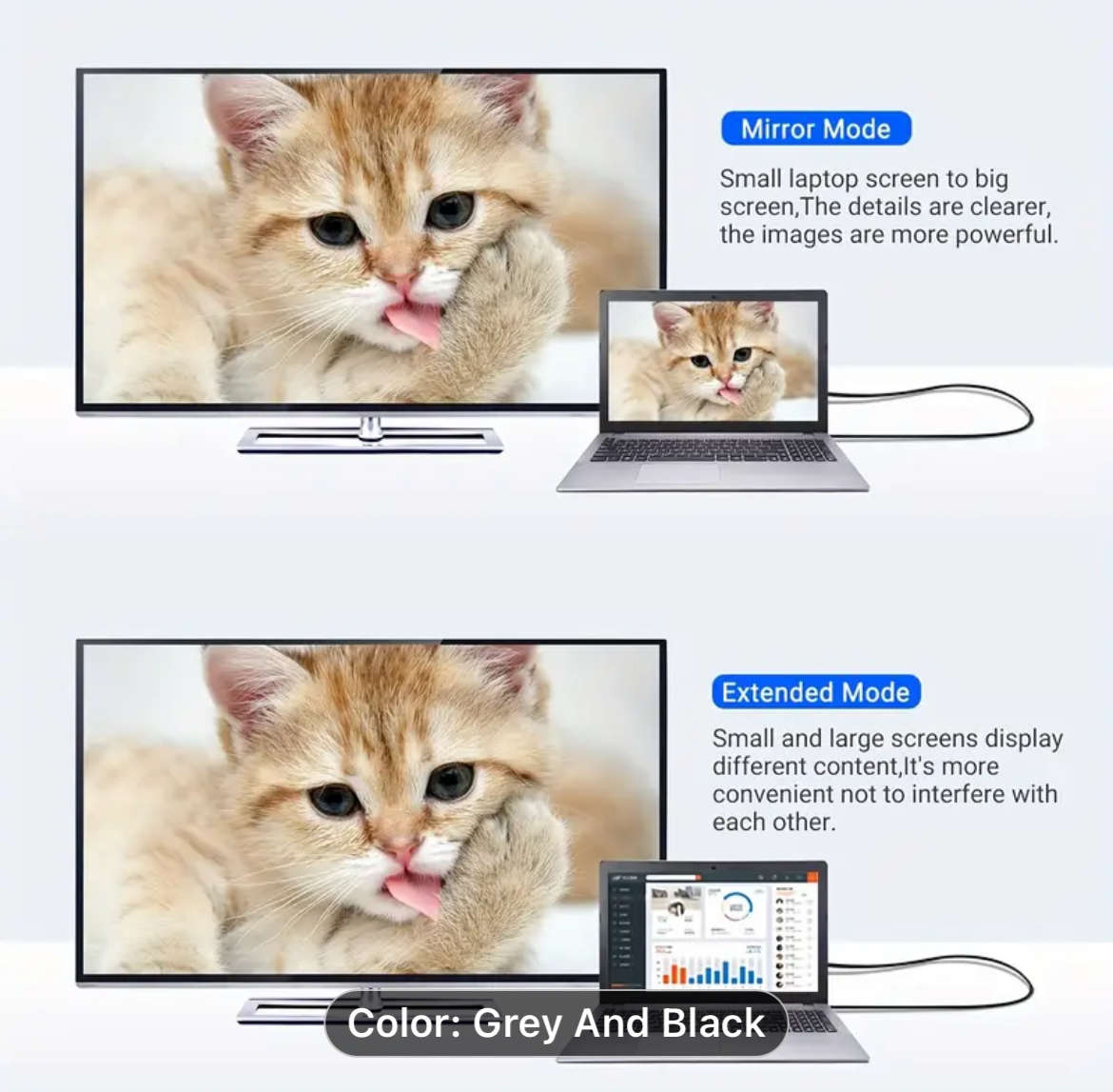 4K HD USB-C to HDTV Adapter, Type-C.1 to HDTV Cable