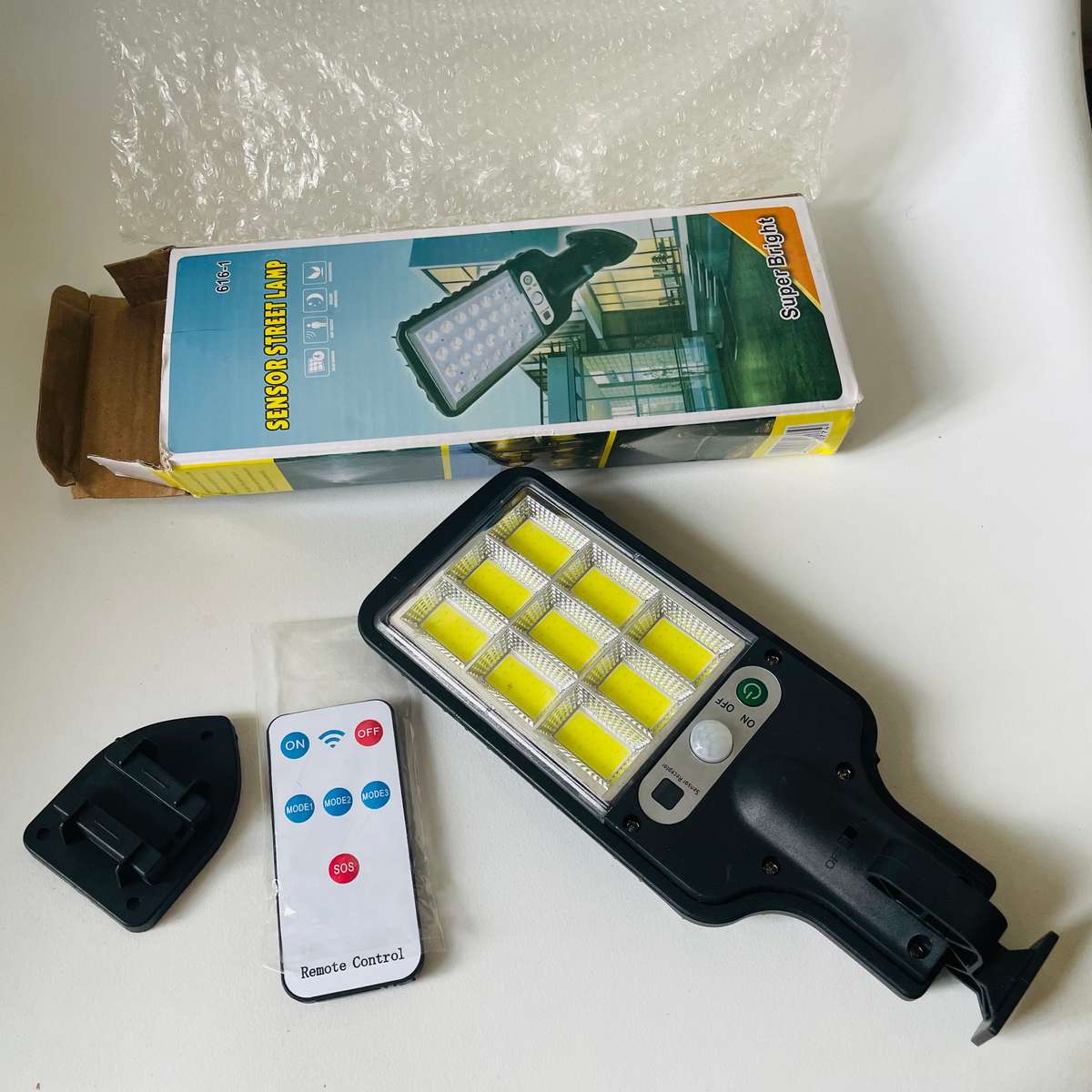 Solar light with remote control