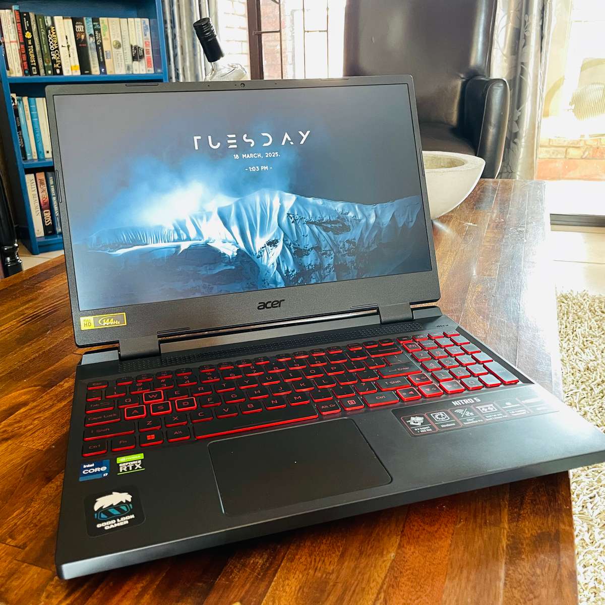 Acer Nitro 5 Gaming Laptop, NVIDIA 3050 RTX GPU, Intel Core i7-12650H CPU, 16GB RAM, 512GB SSD.