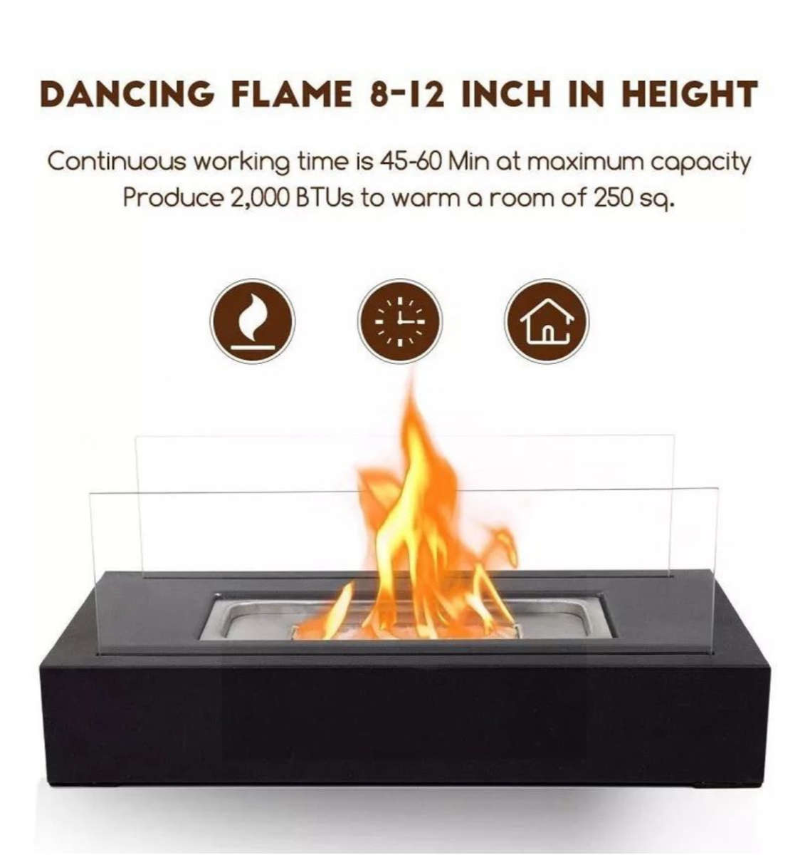 Tabletop Bioethanol Fireplace Ethanol Heater Winter Warmers Luxury Lamps