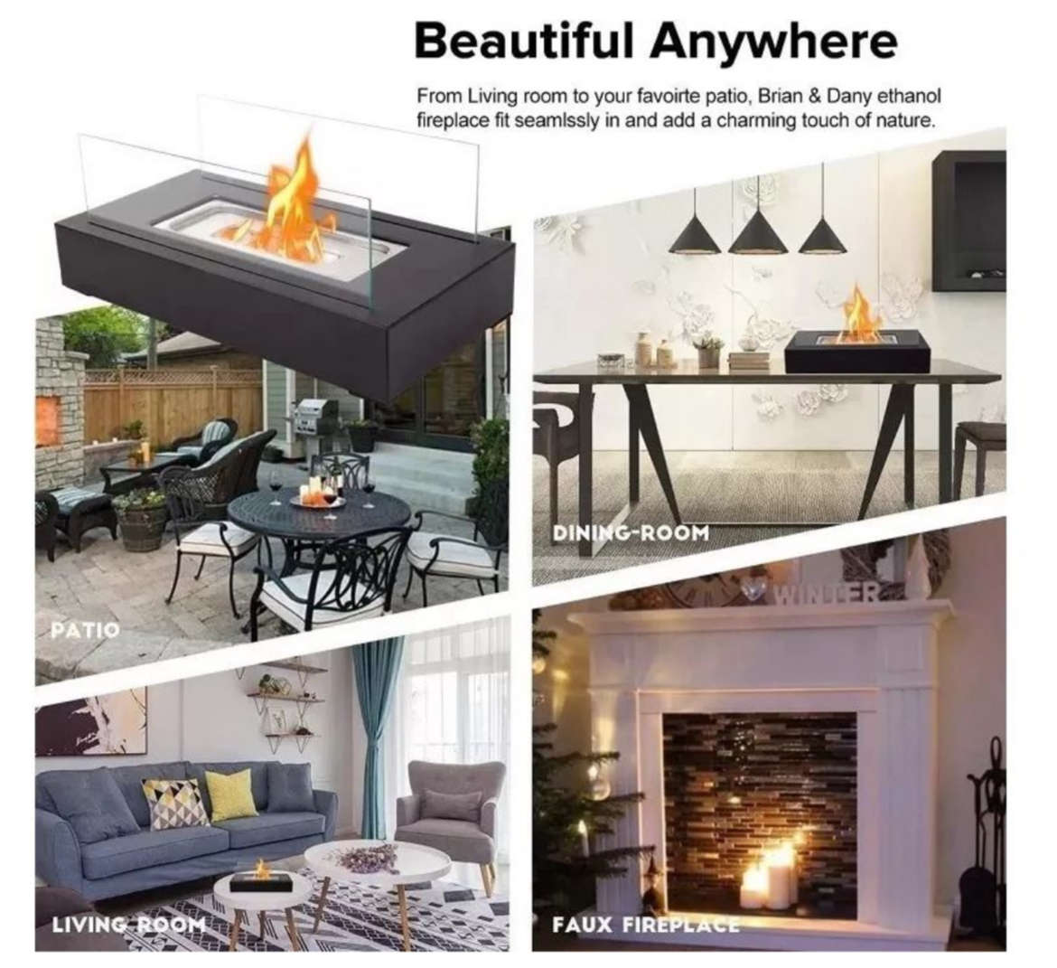 Tabletop Bioethanol Fireplace Ethanol Heater Winter Warmers Luxury Lamps