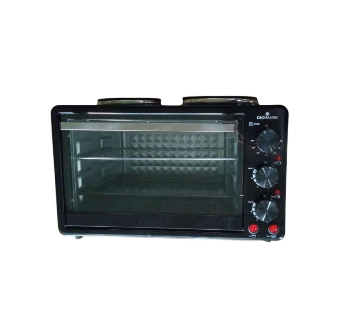Digimark 23 L Electric Oven with Dual Solid Hot Plates - Compact All-in one