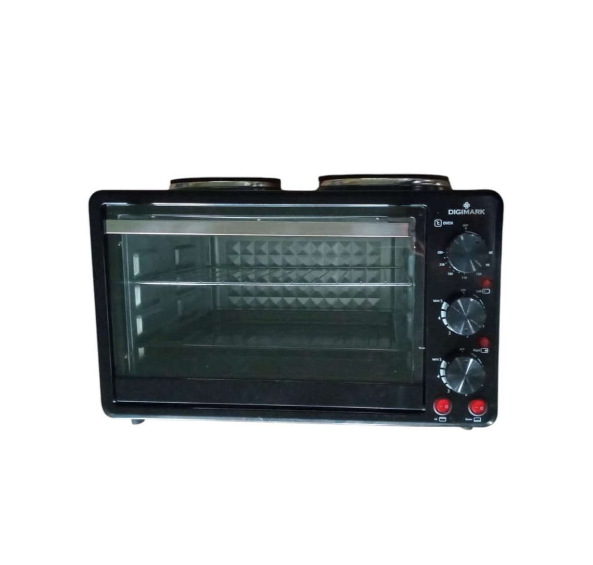 Digimark 23 L Electric Oven with Dual Solid Hot Plates - Compact All-in one