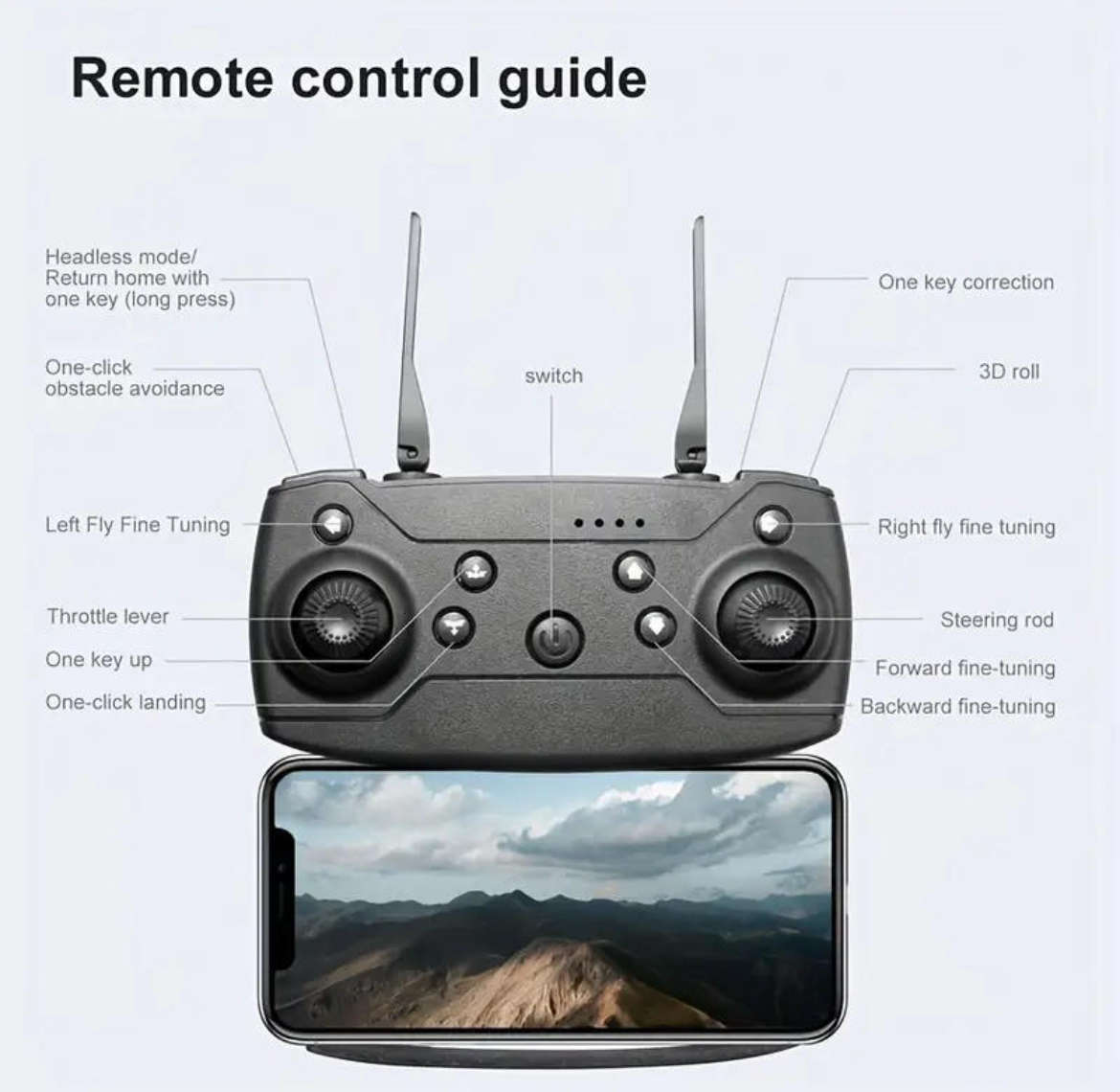 E99 Drone with dual Camera