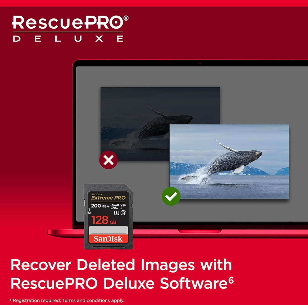 SanDisk Extreme Pro SD UHS I 128GB Card for 4K Video 200MB/s Read & 90MB/s Write