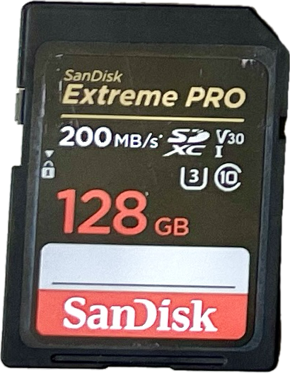SanDisk Extreme Pro SD UHS I 128GB Card for 4K Video 200MB/s Read & 90MB/s Write