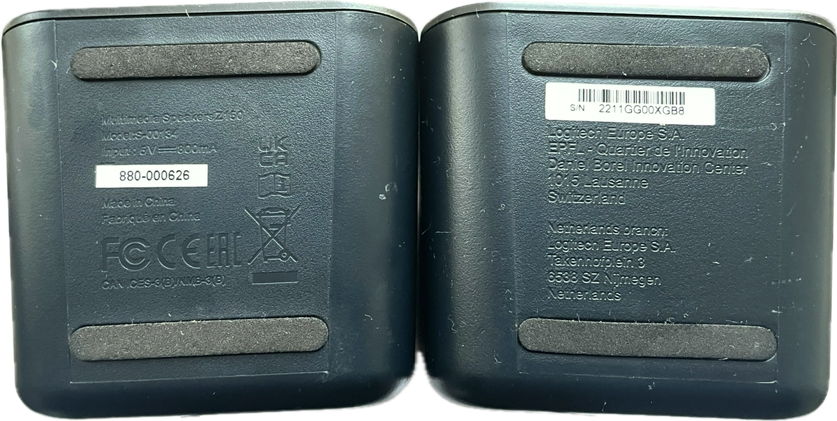 Logitech Z150 Compact Multimedia Stereo Speakers, Integrated Controls,6W ( Great condition )