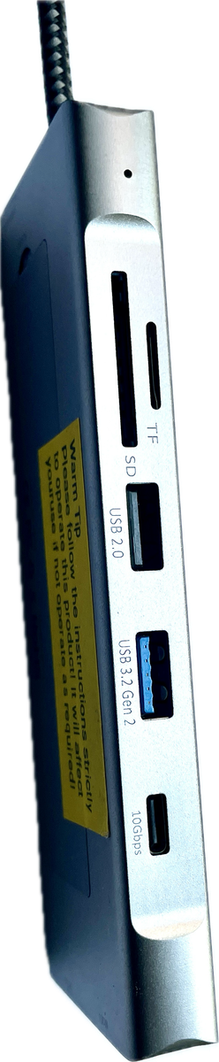 Essager 8-in-1 USB Hub With Disk Storage Function