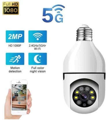 ( Pack of 2 ) Home Security Surveillance Camera WiFi Wireless 360 Panoramic HD
