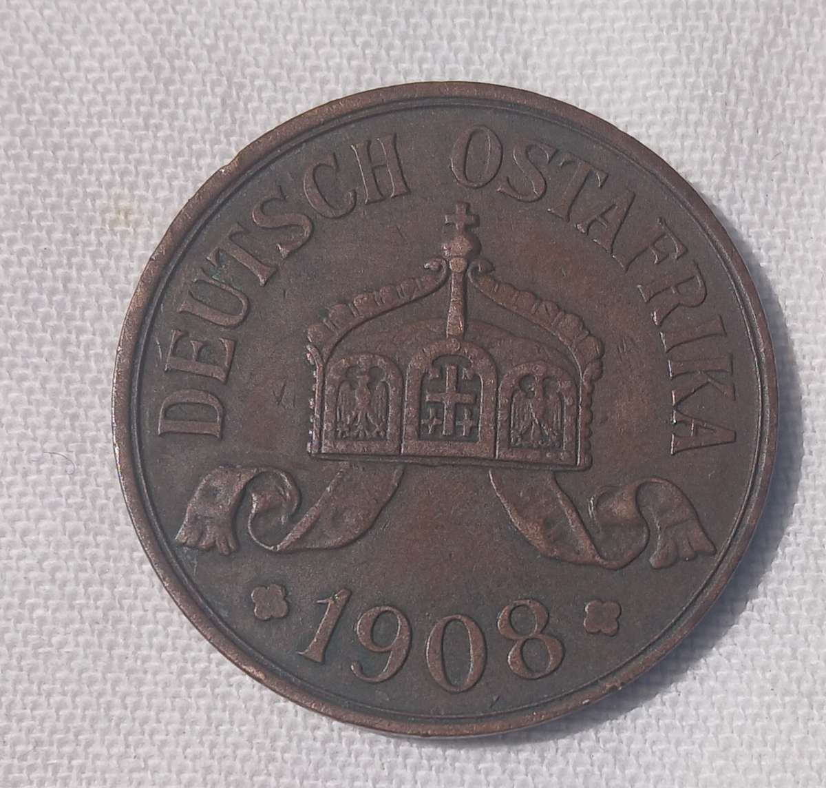 RARE GERMAN EAST AFRICA HELLER COINS