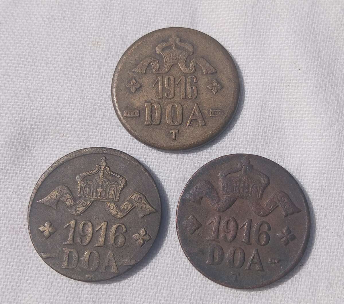 RARE GERMAN EAST AFRICA HELLER COINS