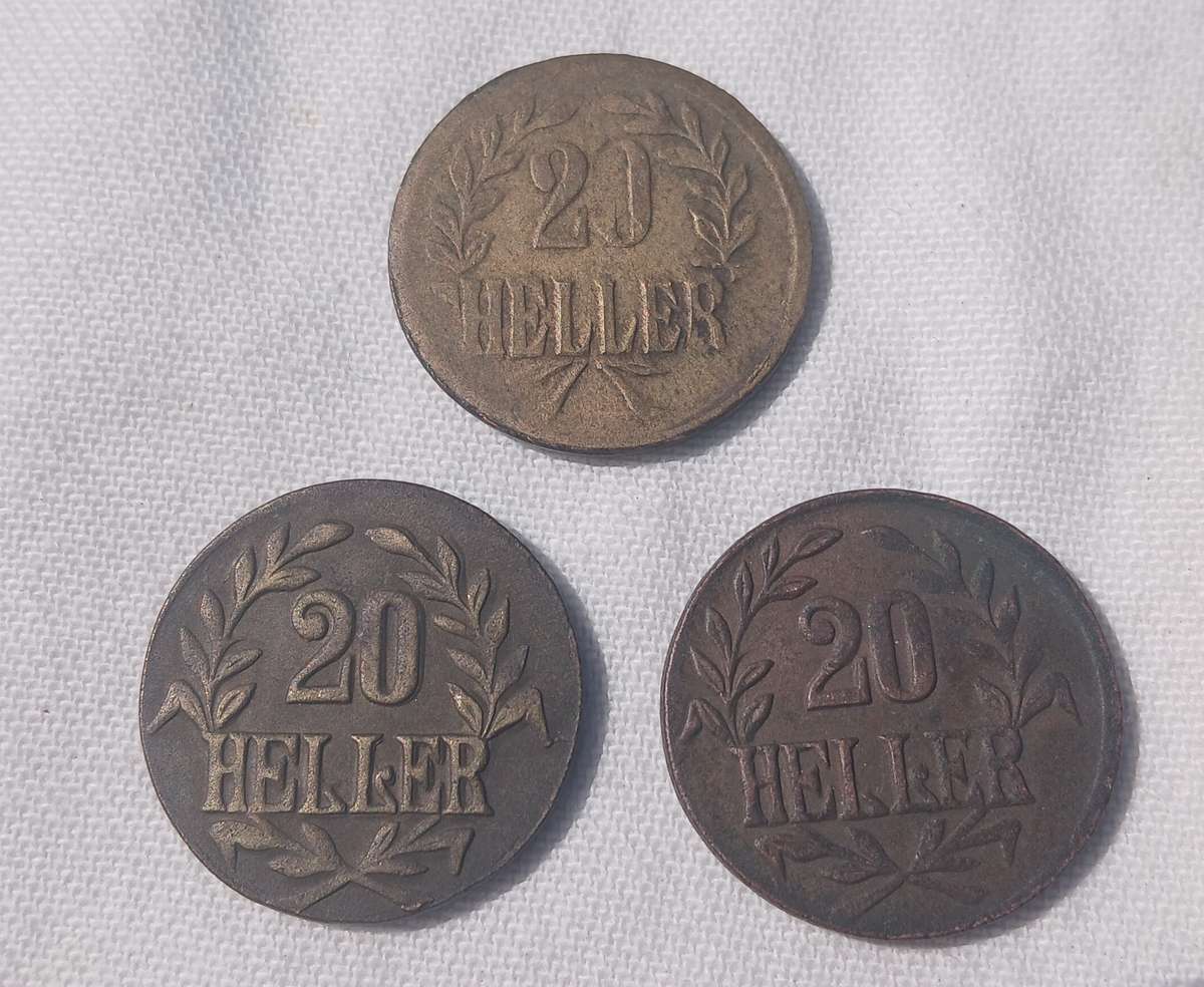 RARE GERMAN EAST AFRICA HELLER COINS