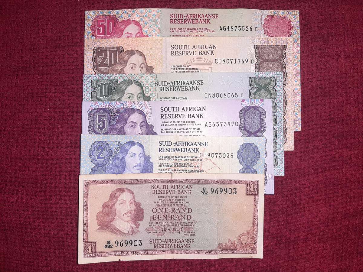 South African banknotes