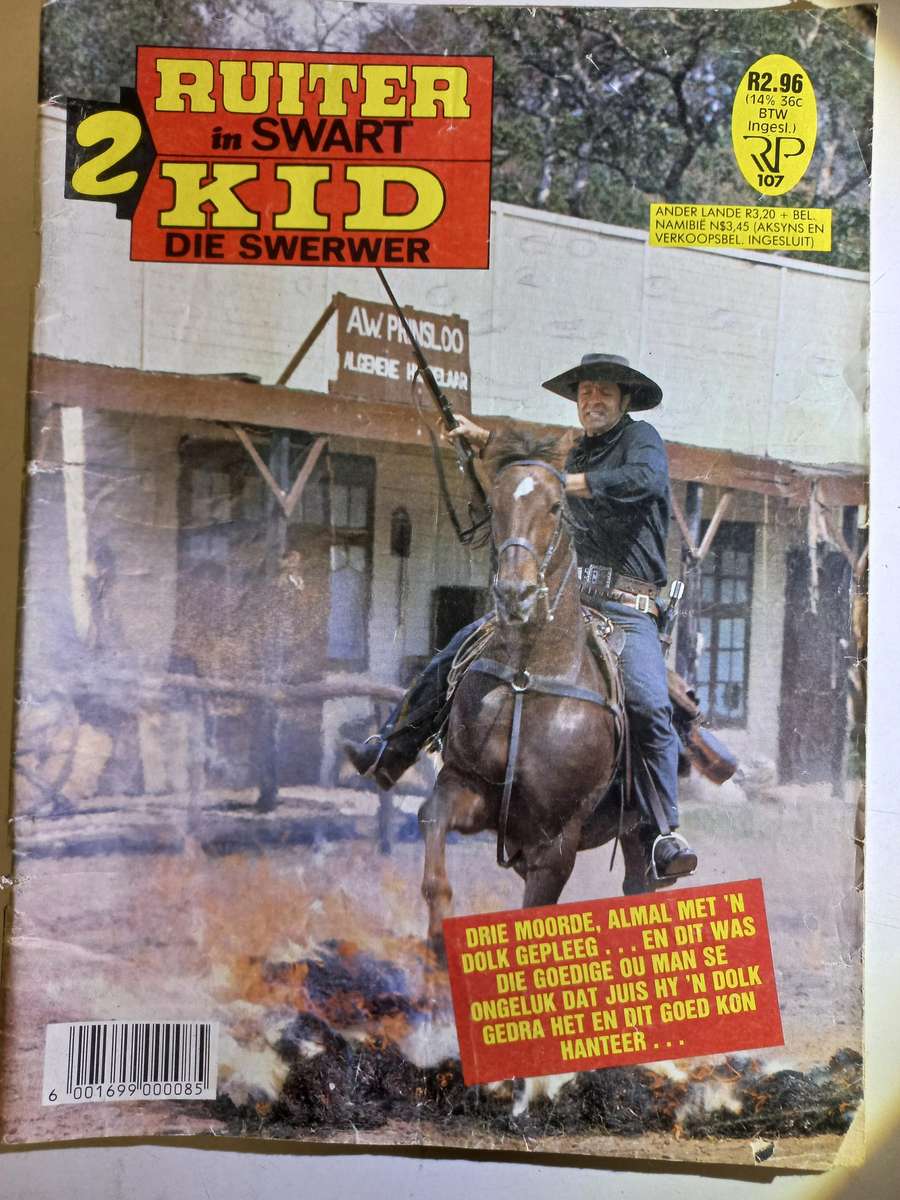 Ruiter in Swaart / Kid die Swerwer.  ( 6 issues ) ( LAST 6 )