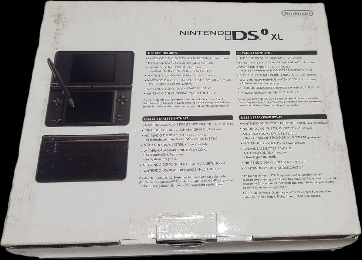 Nintendo DSi XL - Dark Brown (CIB)