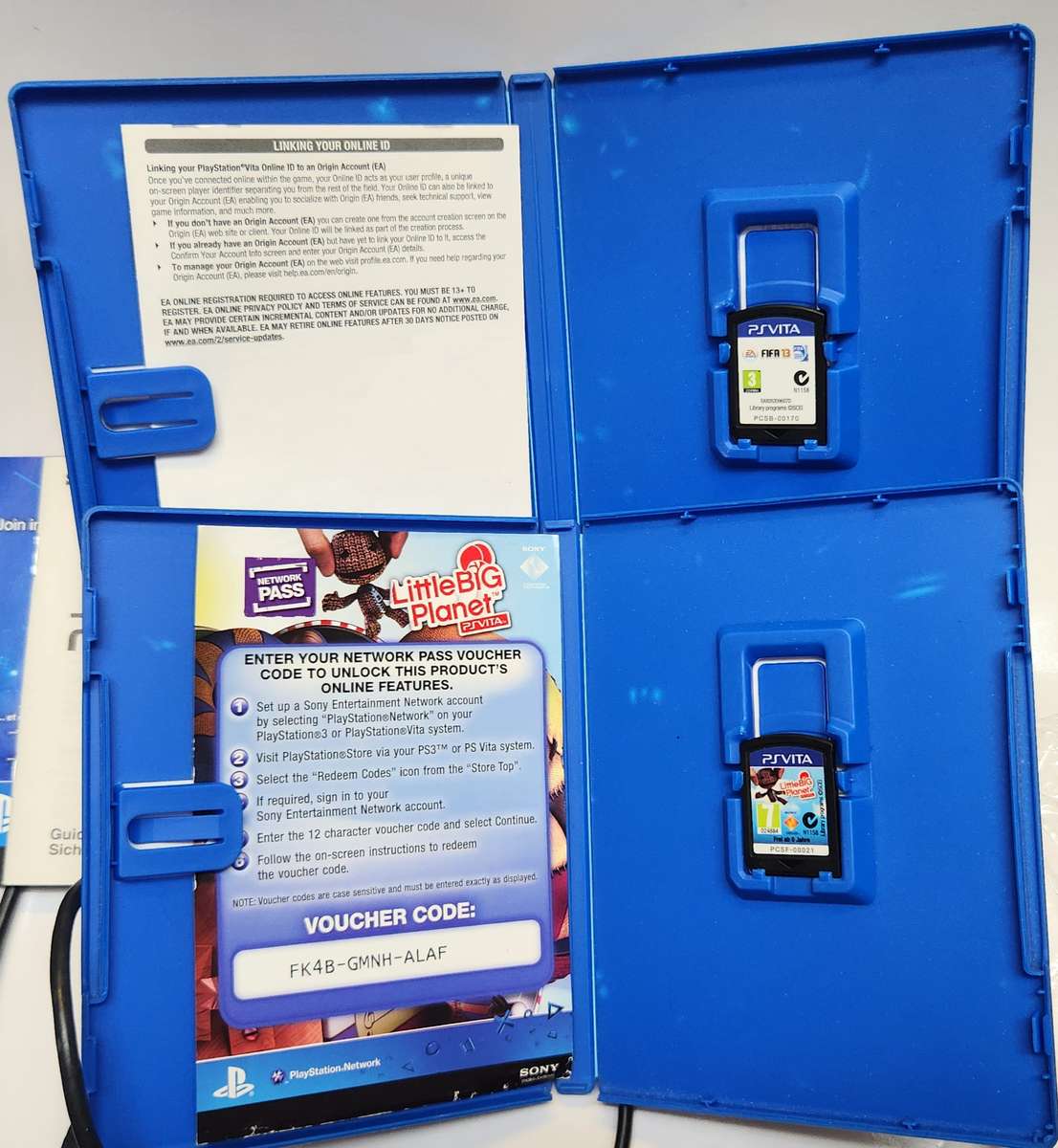 PlayStation Vita (PCH-1004) - FIFA 13 Bundle with Little Big Planet