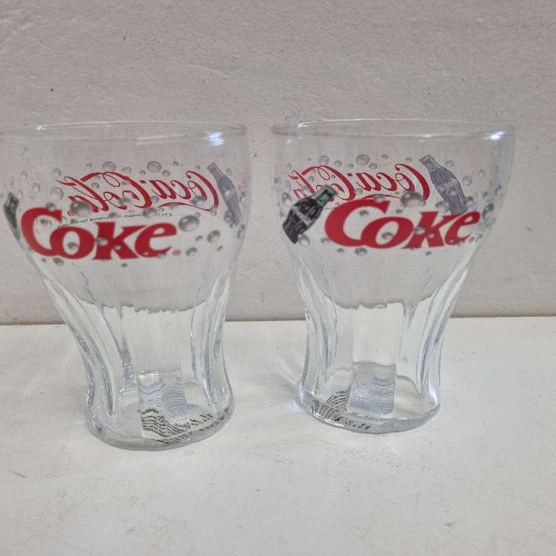 2 x Coca-Cola Glasses