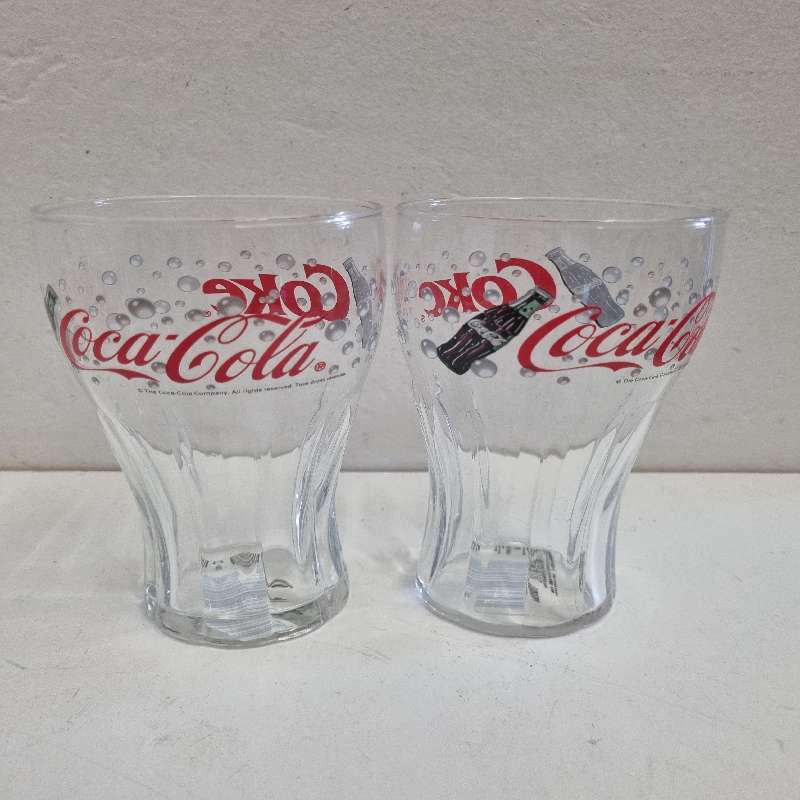 2 x Coca-Cola Glasses