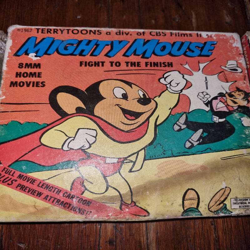 3 x Vintage 8mm film Incl. The 3 Stooges, Mighty Mouse - Castle Films & Columbia Pictures