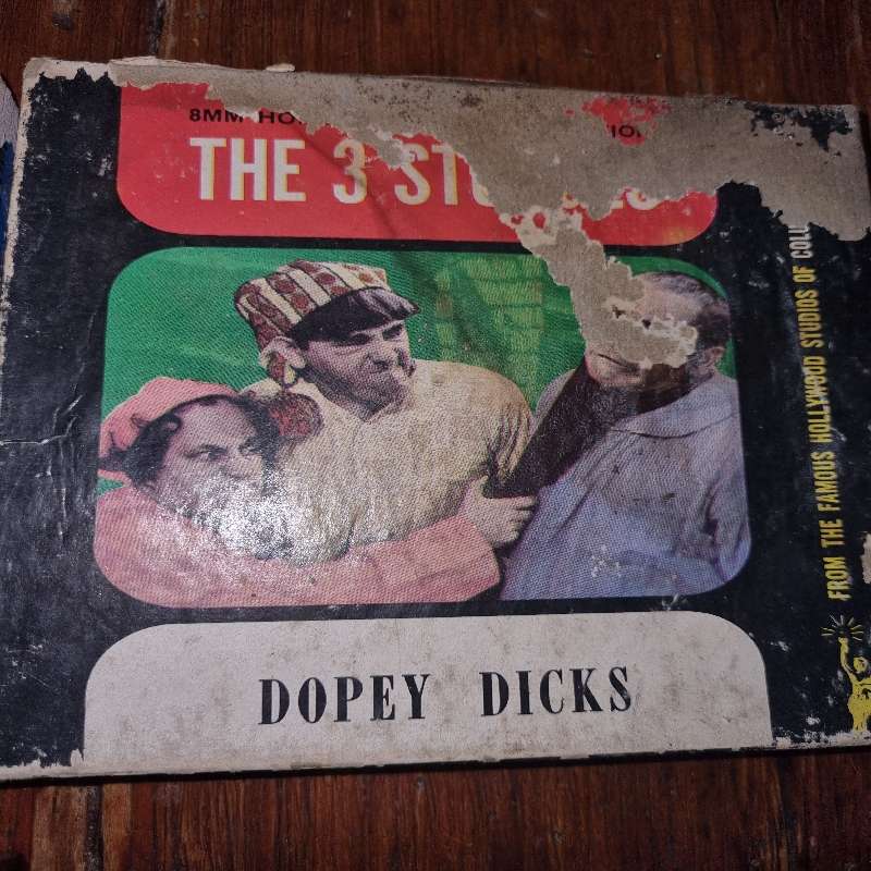 3 x Vintage 8mm film Incl. The 3 Stooges, Mighty Mouse - Castle Films & Columbia Pictures