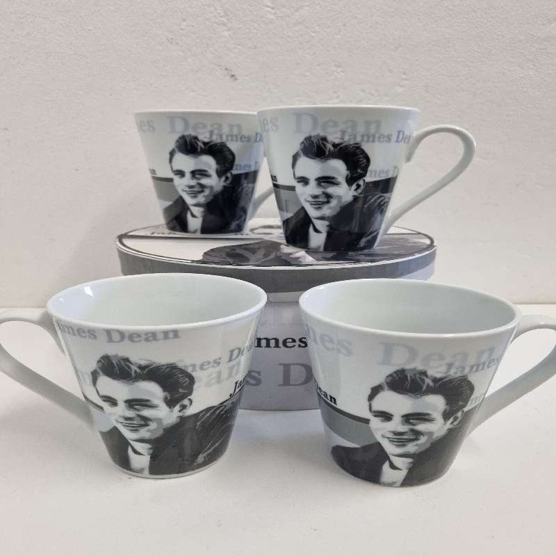 4 x James Dean Mugs - In Box