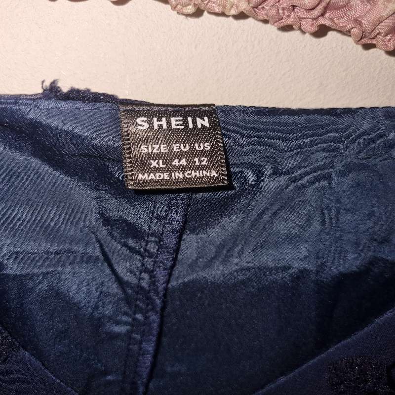 Navy Shein Coctail Dress - Size XL