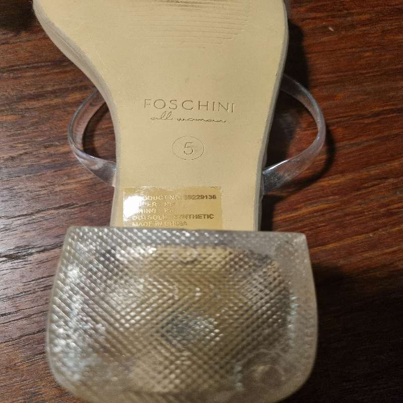 Foschini Sandals with clear heals - Size 5 - Never worn