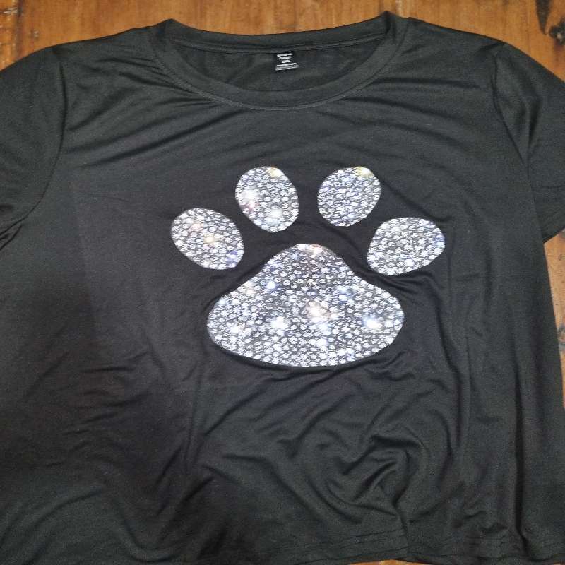 Shein T-Shirt with Paw detail - Size XL