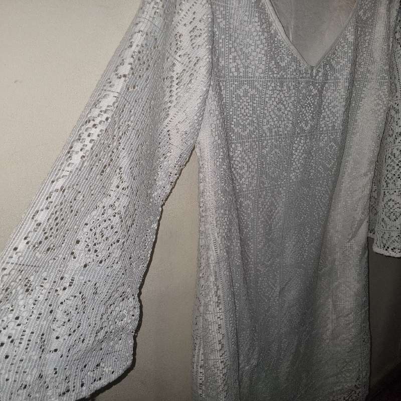 Shein White Lace Dress - Size XL