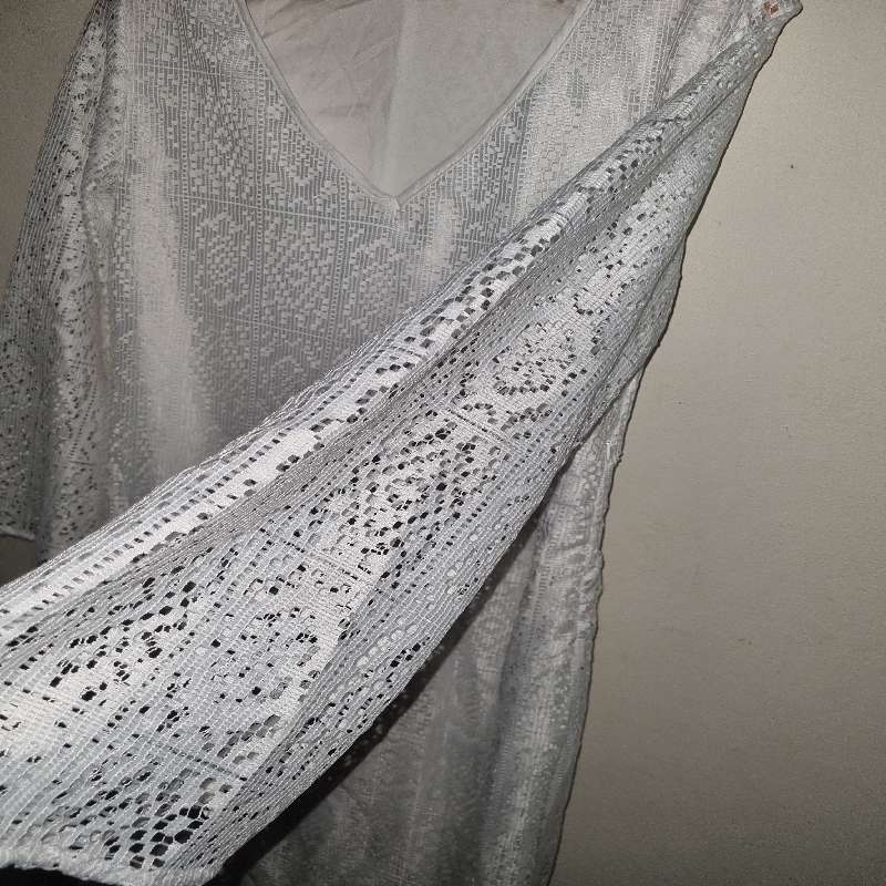 Shein White Lace Dress - Size XL