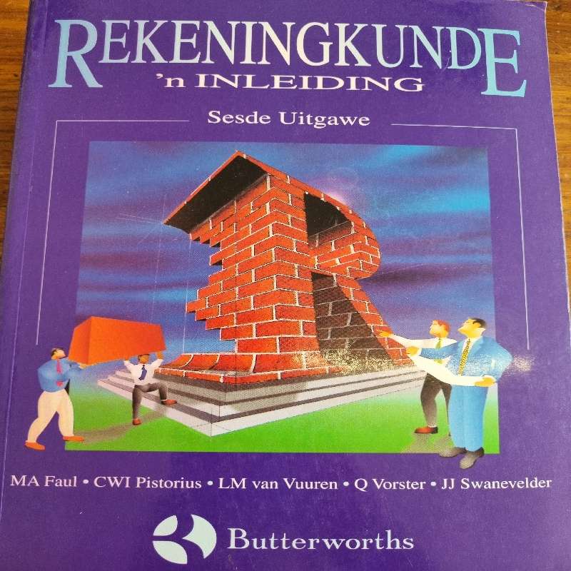 Rekeningkunde - 'n Inleiding - Sesde Uitgawe - Butterworths